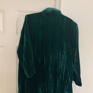 Neiman Marcus crushed velvet jacket by Caroline Rose